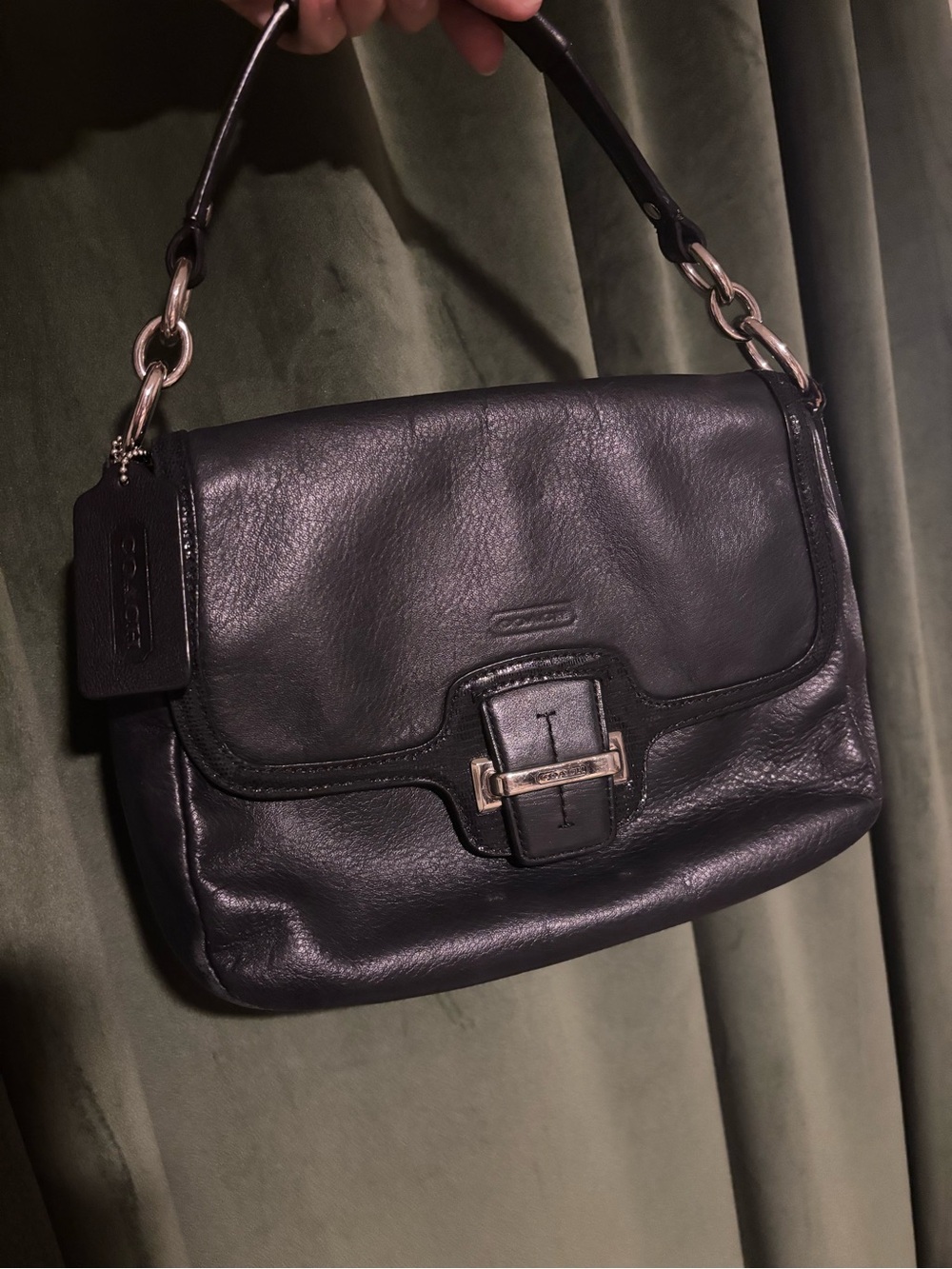 Coach Taylor Flap leather Shoulder Bag